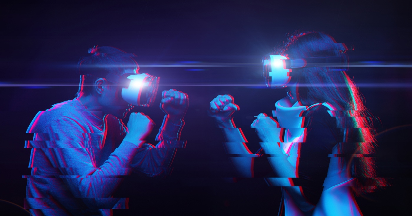 Competing in a video game